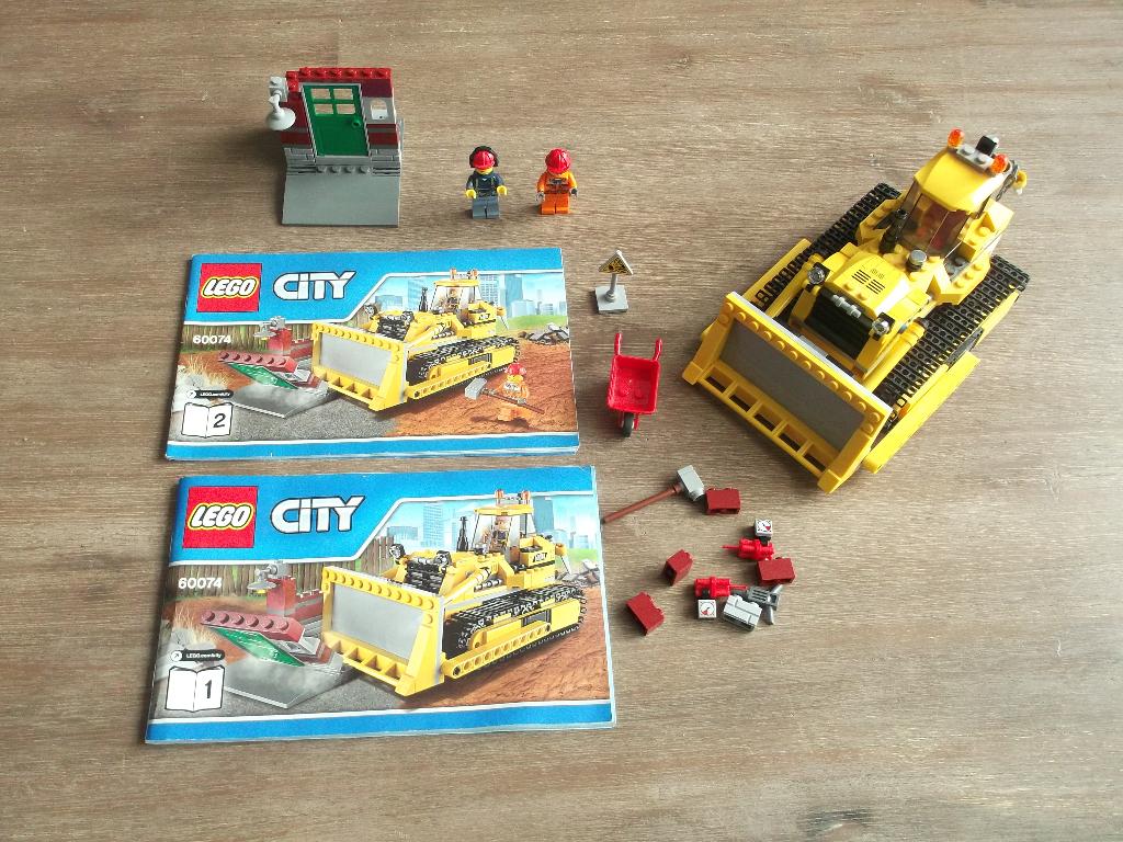 lego 60074 bulldozer (2015), Kinderen en Baby's, Speelgoed | Duplo en Lego, Ophalen of Verzenden, Gebruikt, Complete set, Lego