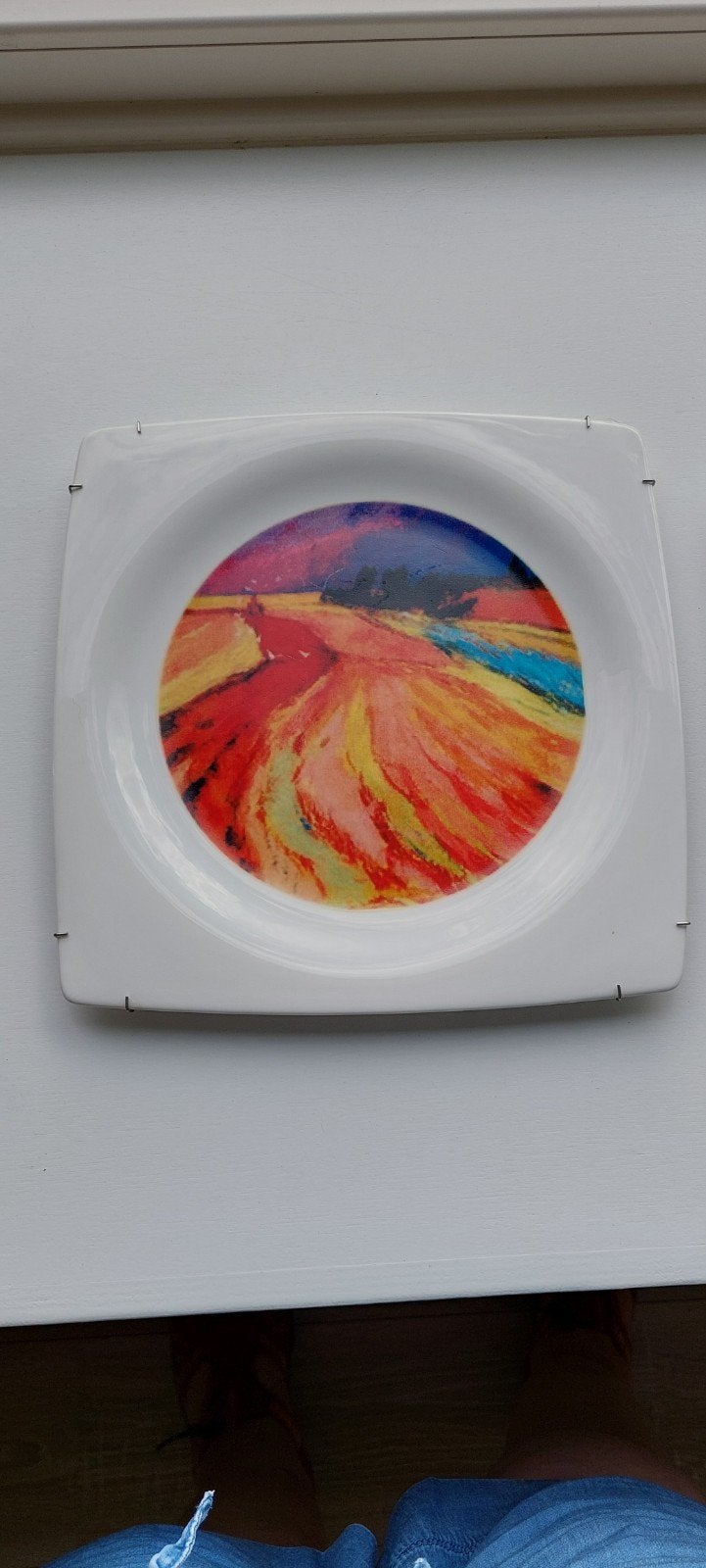 3 wandborden afbeeldingen van De Ploeg op fine bone China, Antiek en Kunst, Ophalen of Verzenden