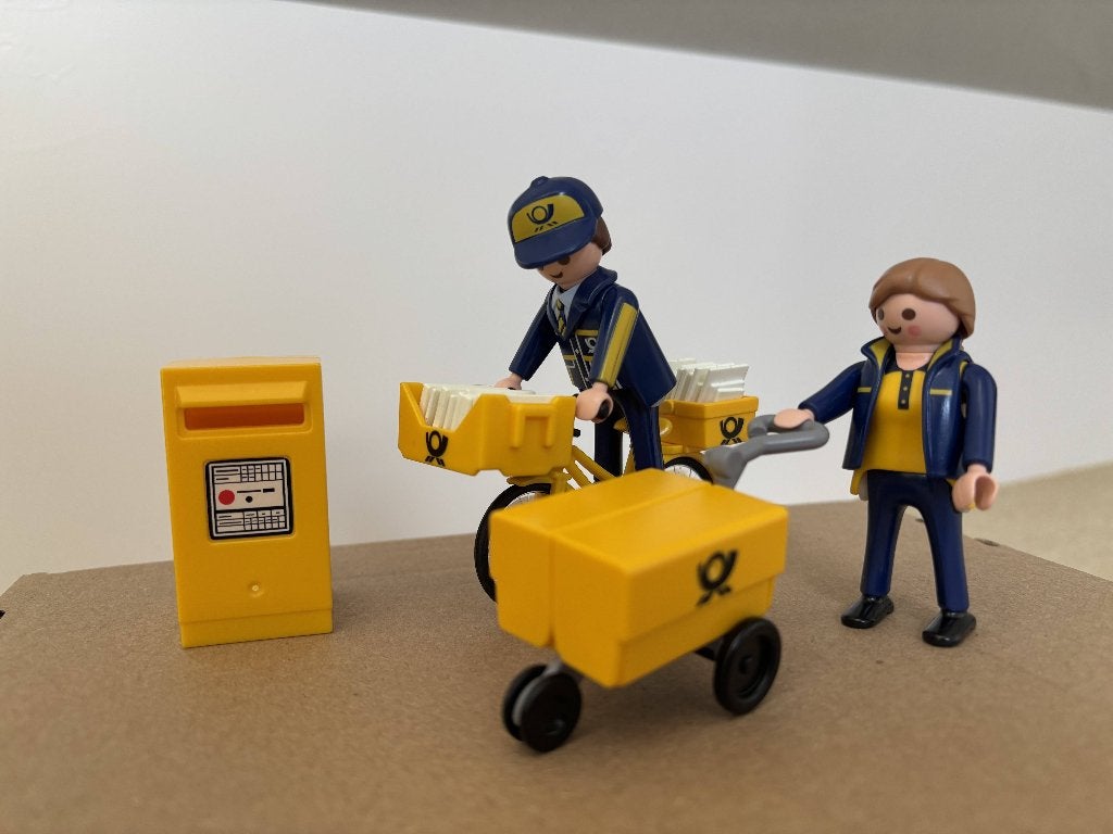Playmobil 4403 Postbode team, Gebruikt, Complete set, Overige typen, Ophalen of Verzenden