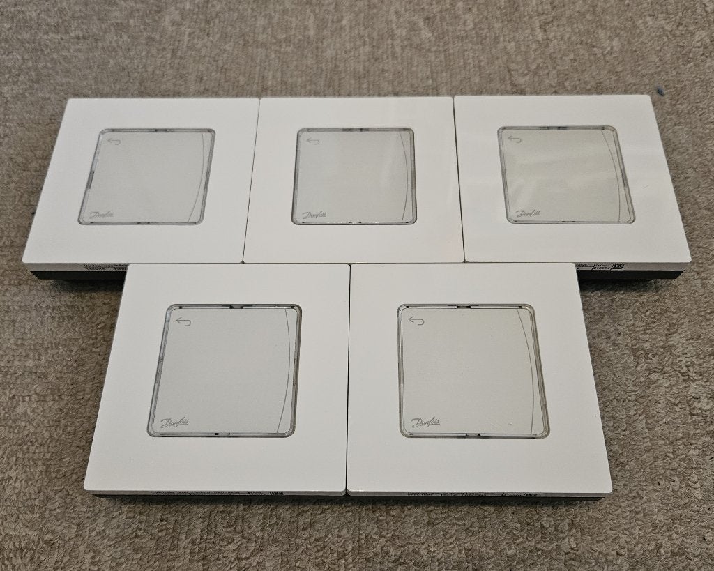 Danfoss Icon 088U1081 draadloze ruimtethermostaat, Ophalen of Verzenden, Gebruikt