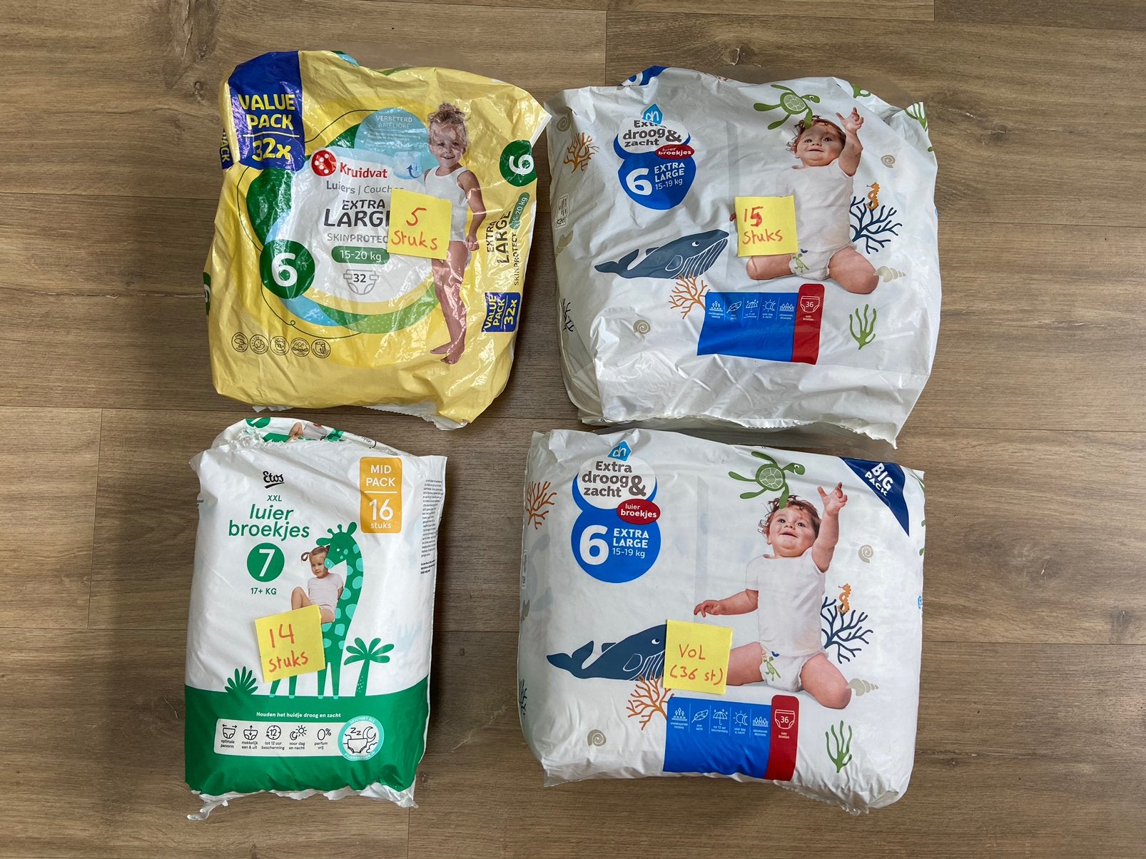 Luierbroekjes maat 6 en 7, Ophalen, Nieuw