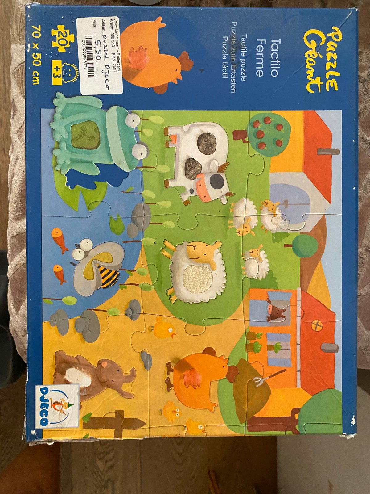 Puzzels Djeco, Ophalen of Verzenden, 10 tot 50 stukjes, Zo goed als nieuw