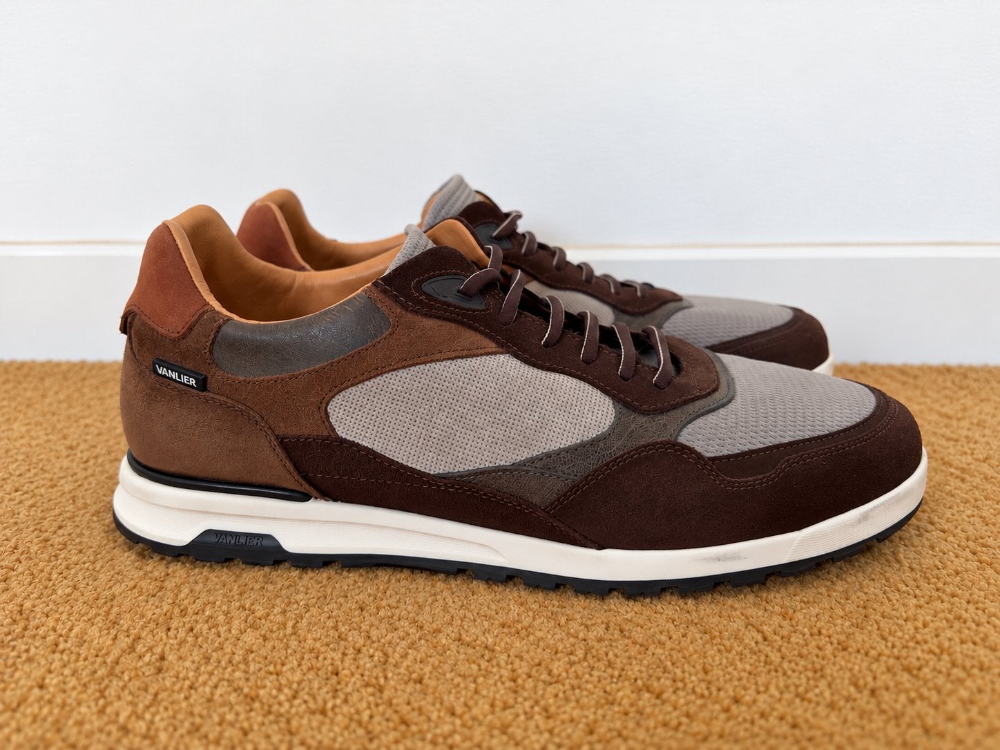 Van Lier Ravello sneakers, Bruin, Verzenden, Sneakers of Gympen, Zo goed als nieuw