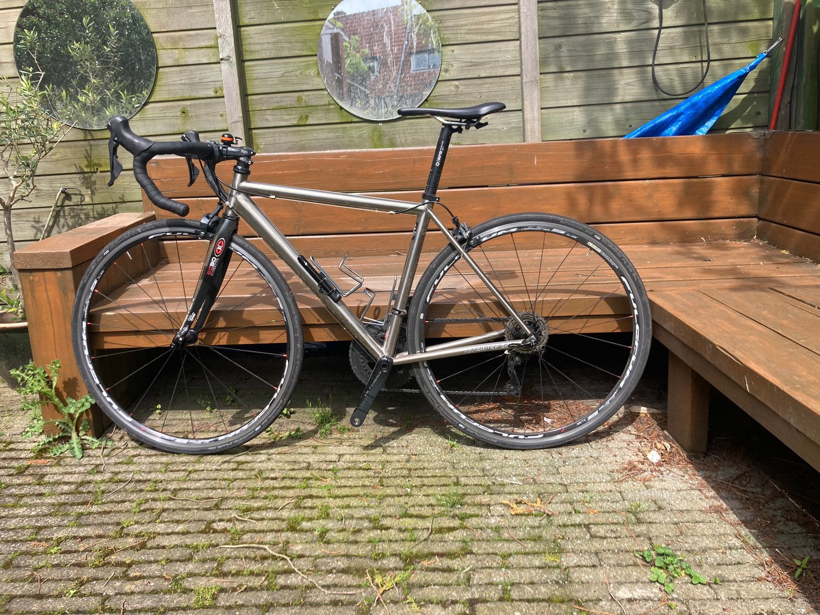 Litespeed Titanium race 49cm volledig Ultegra extra wielset, Fietsen en Brommers, Fietsen | Racefietsen, Zo goed als nieuw, Overige merken