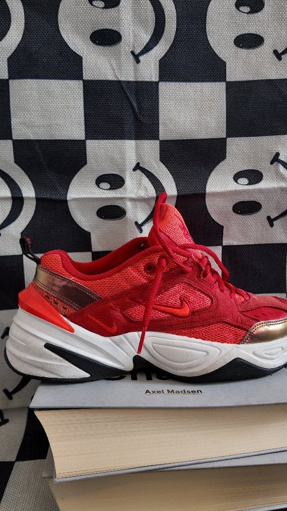 Nike M2K Tekno Red / Bronze Trainers – EU 39 / UK 5.5, Kleding | Dames, Nike, Ophalen of Verzenden, Rood, Sneakers of Gympen