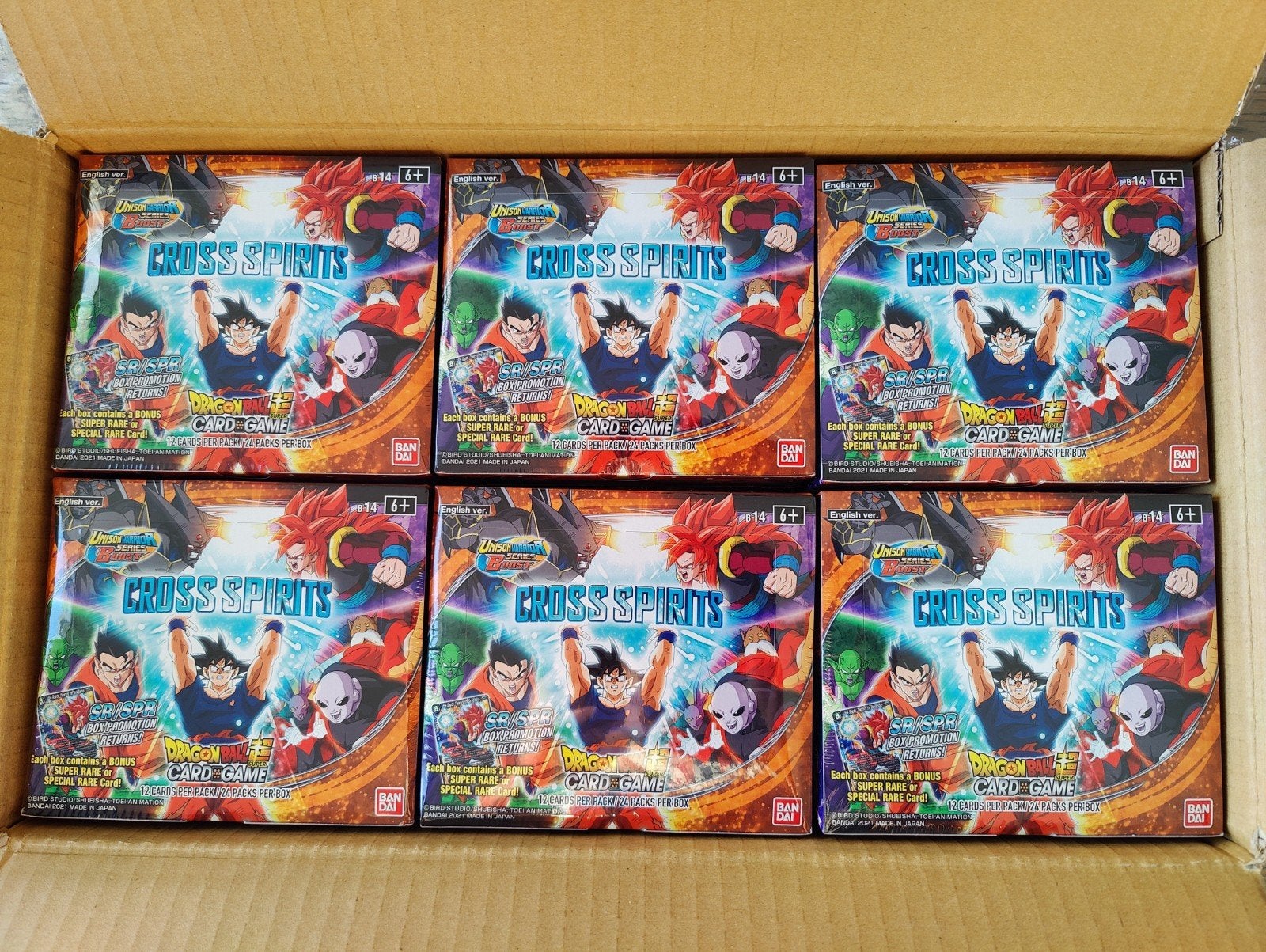 Dragonball Super Cross Spirits BT14 Booster Box Sealed !, Ophalen of Verzenden, Nieuw, Boosterbox, Foil