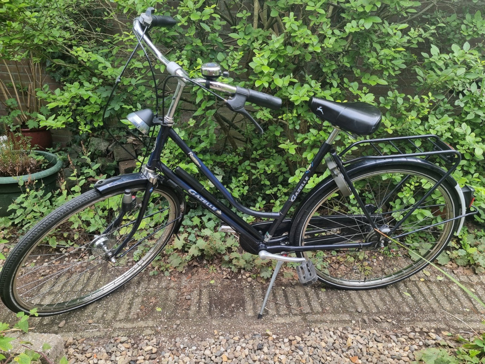 Goede Dames/Heren fiets Gazelle primeur  28 inch frame 55cm, Ophalen, 53 tot 56 cm, Velgrem, Versnellingen