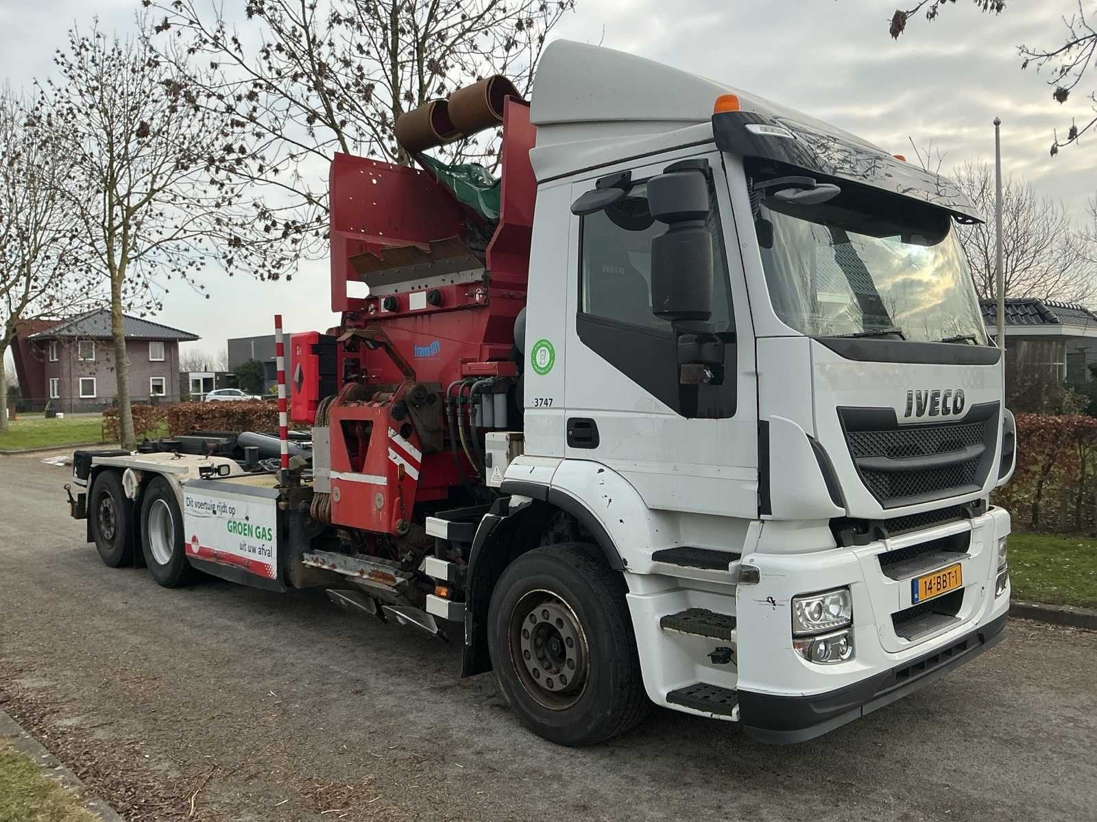 2013 - Iveco - AD260SY/PS CNG - Vrachtwagen, Auto's, Euro 5, Iveco, Overige brandstoffen, Origineel Nederlands