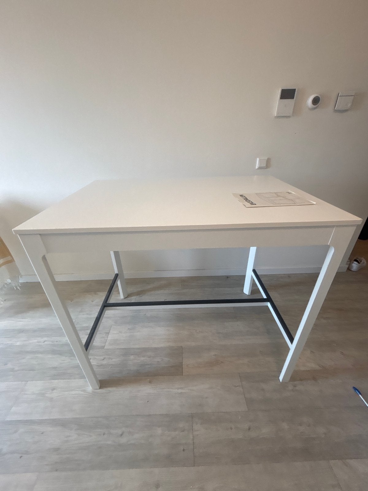 IKEA EKEDALEN bartafel - Wit, zo goed als nieuw, Ophalen, 100 tot 150 cm, 50 tot 100 cm, Zo goed als nieuw