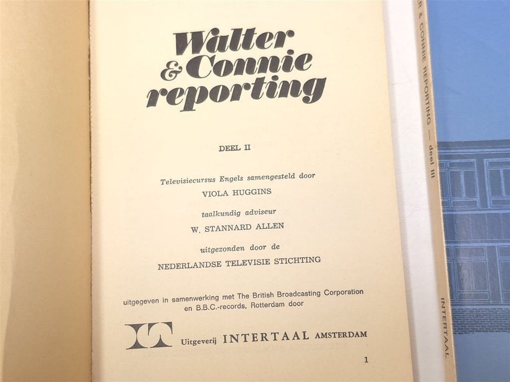 Walter & Connie Reporting — Cursus Engels Vintage \'60s, Ophalen of Verzenden, Gelezen