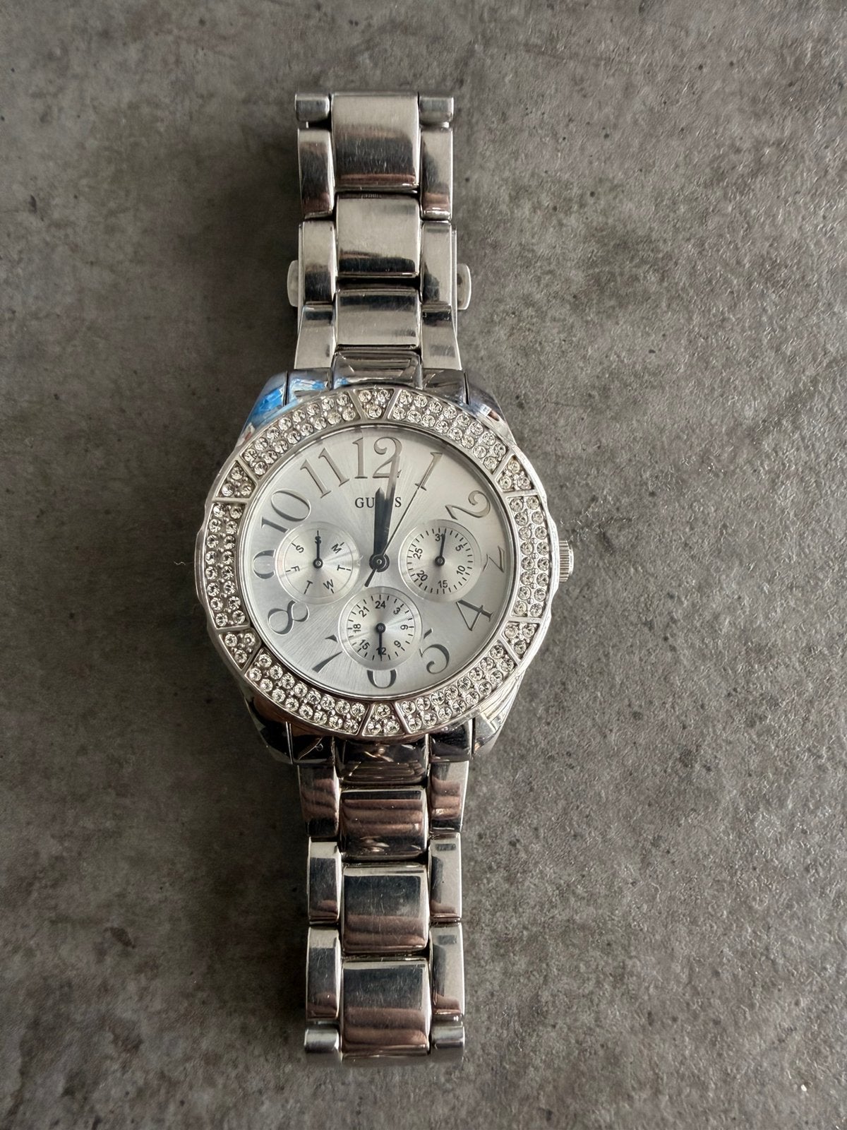 Guess Horloge, Staal, Gebruikt, Staal, Guess
