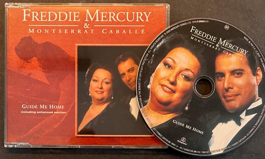 FREDDIE MERCURY & MONTSERRAT CABALLÉ - Guide me home (maxi), Ophalen of Verzenden, Zo goed als nieuw, Extra's, EP