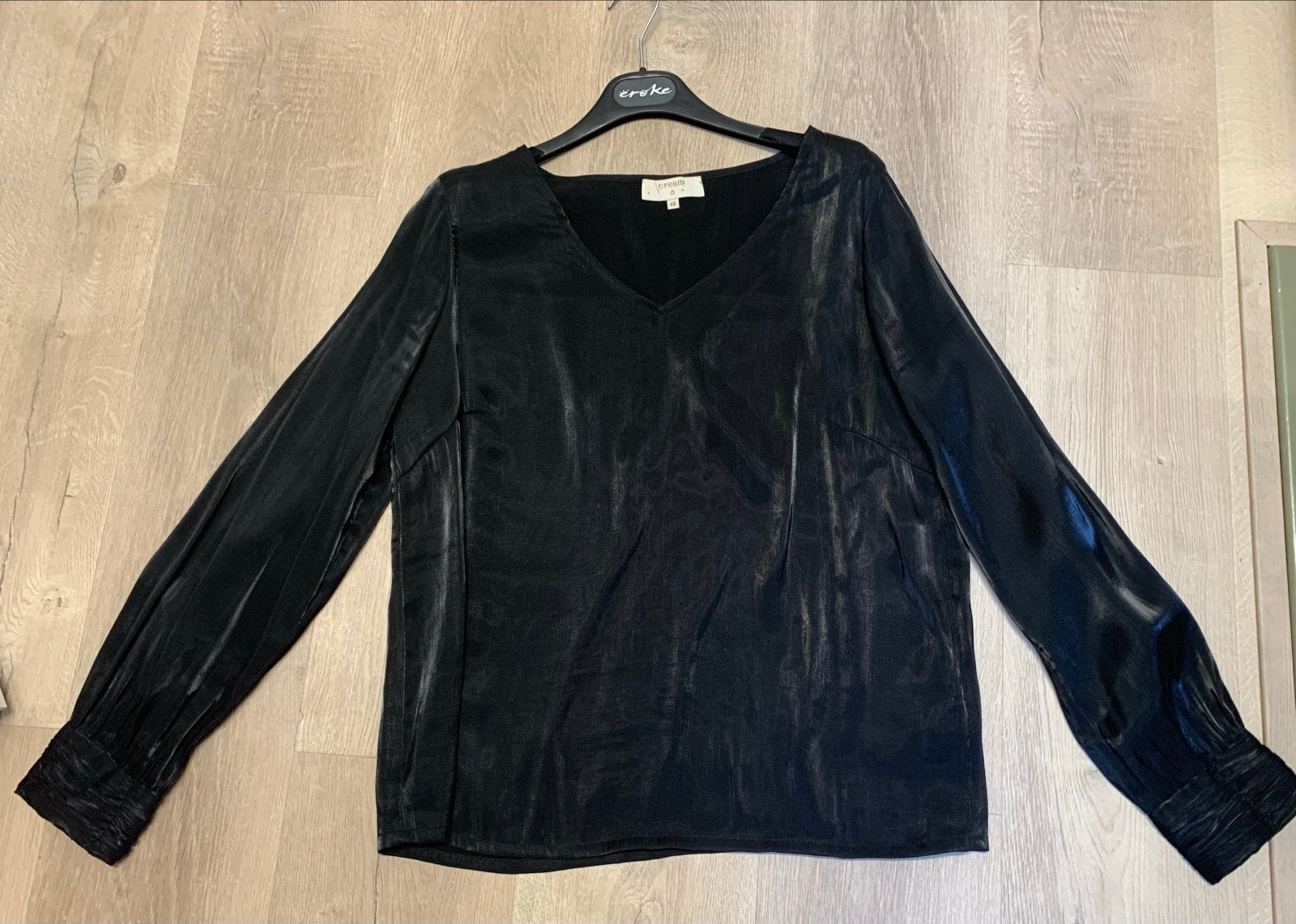 Cream Magda Blouse Zwart Maat 40, Ophalen of Verzenden, Nieuw, Maat 38/40 (M), Zwart
