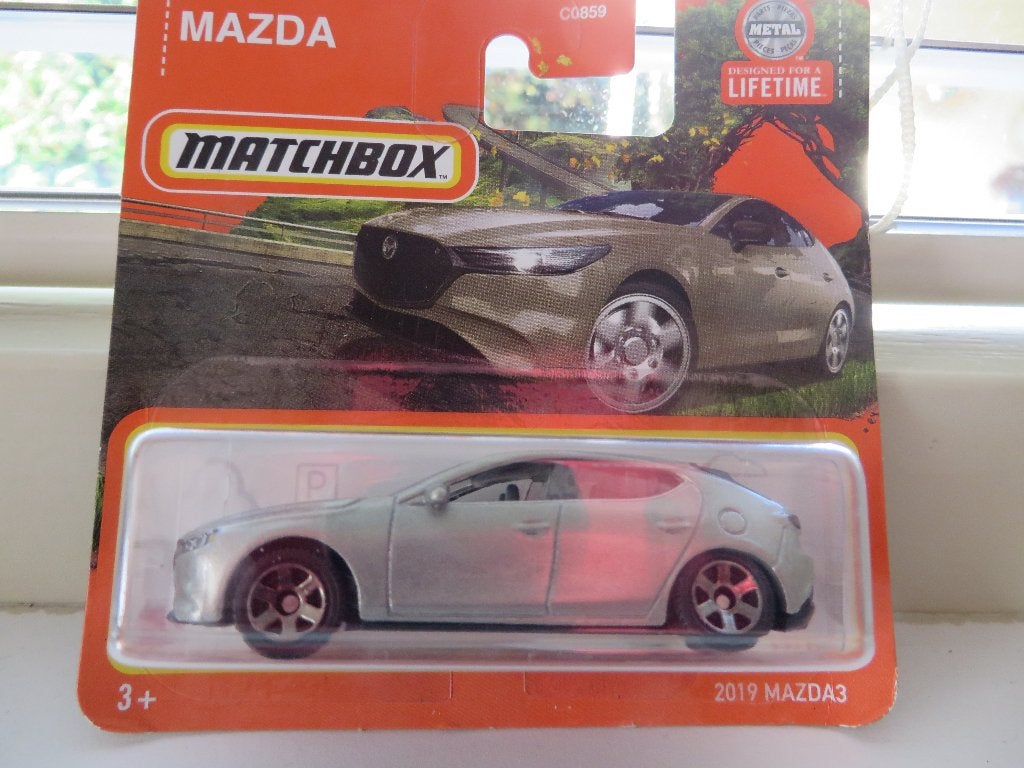 Matchbox Mazda 3 Zilver, Ophalen of Verzenden, Nieuw, Auto