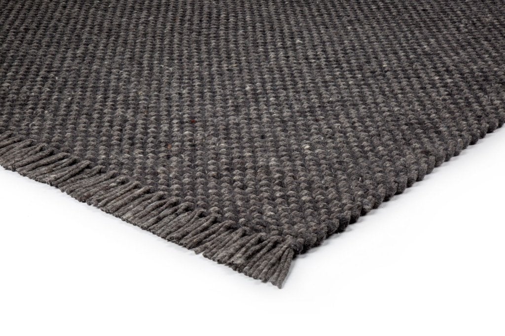 Vloerkleed / Karpet Brinker Burano Anthracite 170x230cm, Wol, Nieuw, Ophalen of Verzenden, 200 cm of meer