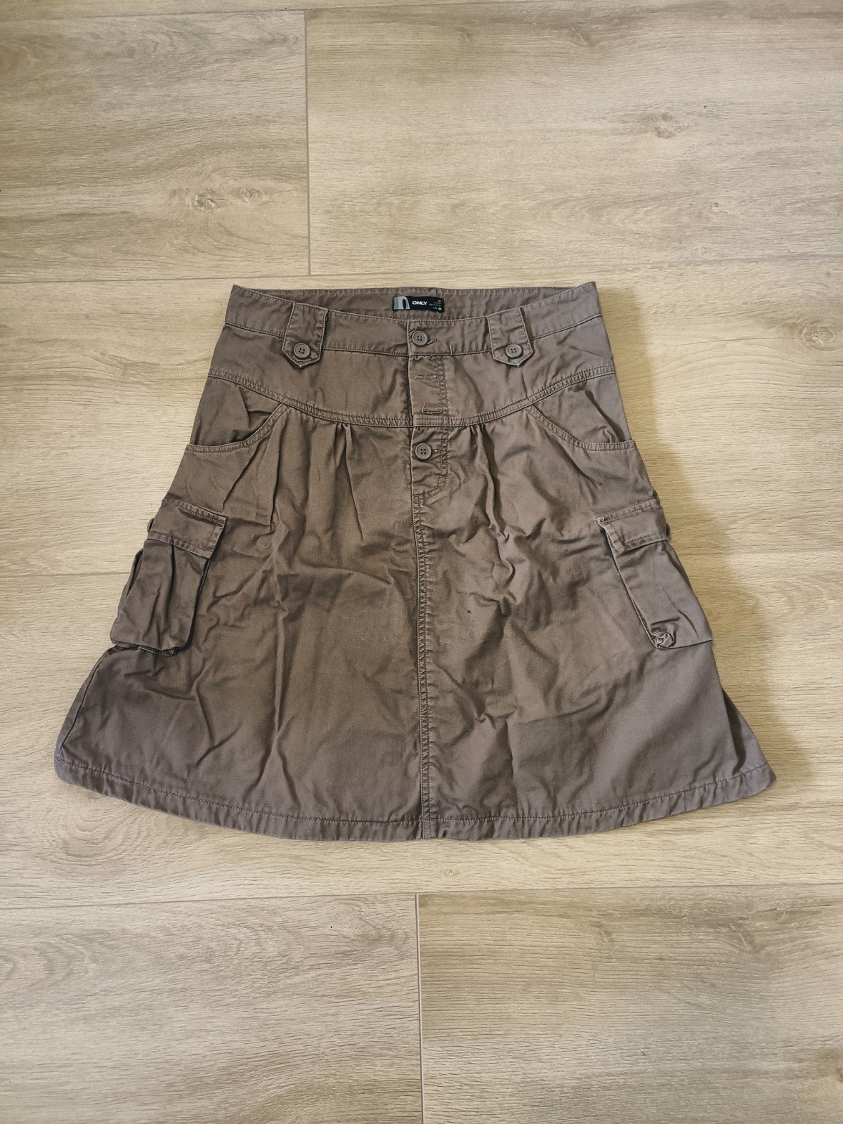Only rok, Kleding | Dames, Maat 38/40 (M), Only, Bruin, Ophalen of Verzenden