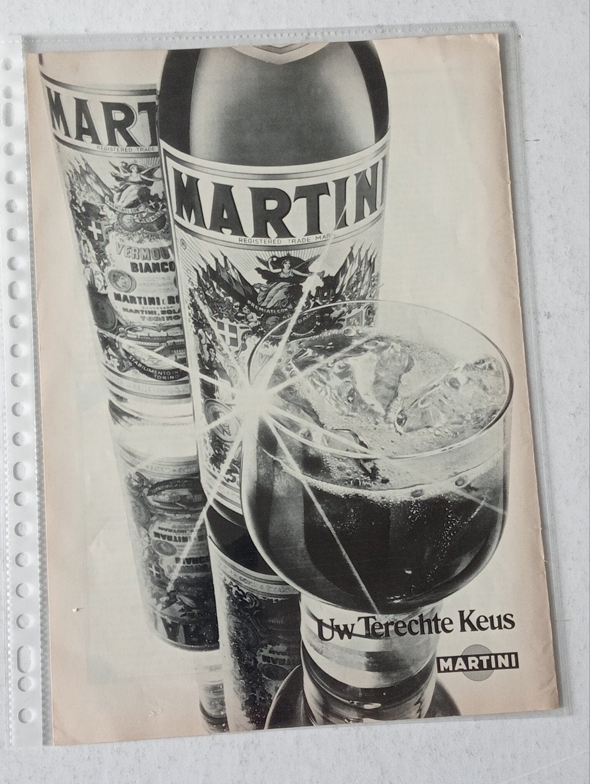 2x Martini pagina advertentie begin jaren '70, Gebruikt, Overige typen, Martini & Rossi, Ophalen of Verzenden