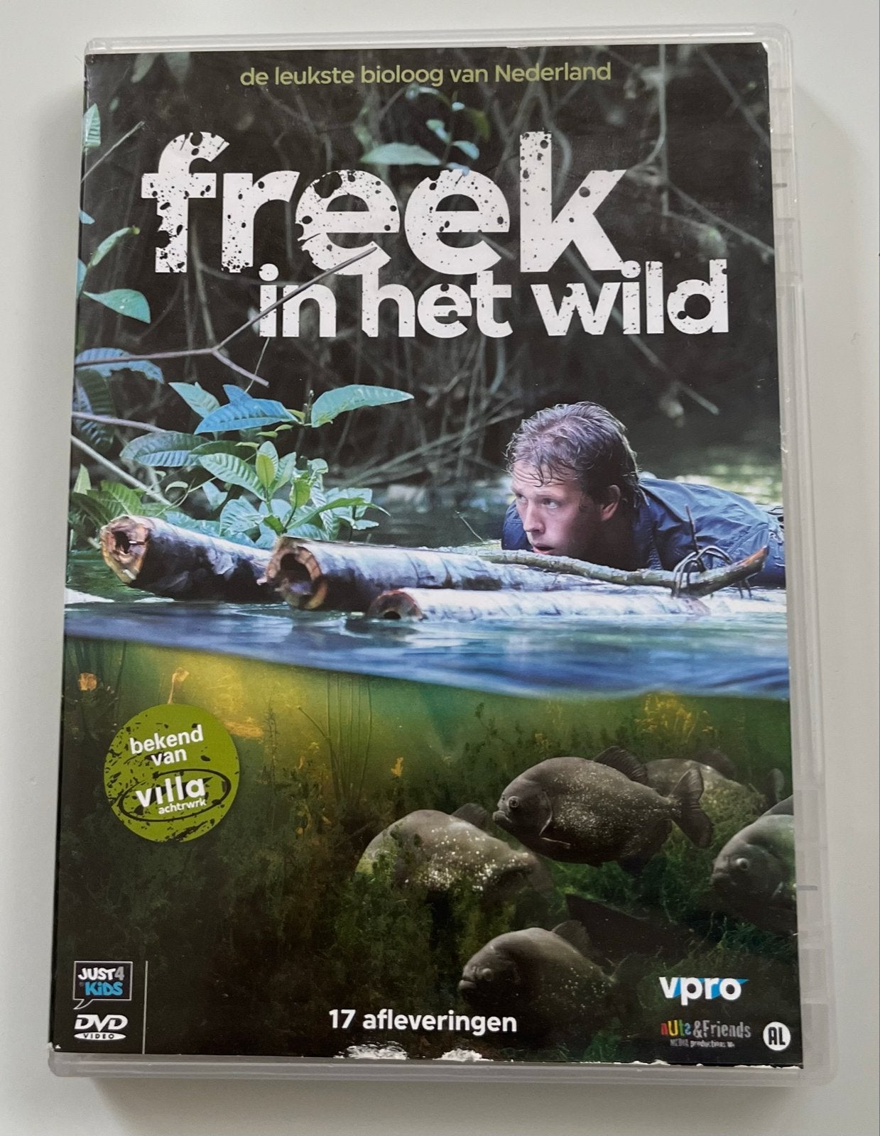 Freek in het Wild - DVD (17 afleveringen), Gebruikt, Documentaire, Alle leeftijden, Tv-serie