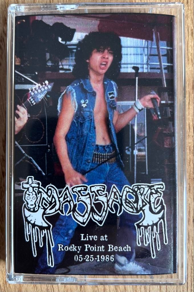 Massacre - Live at Rocky Point Beach 05-25-1986 Cassette, Cd's en Dvd's, Cassettebandjes, 1 bandje, Ophalen of Verzenden, Origineel