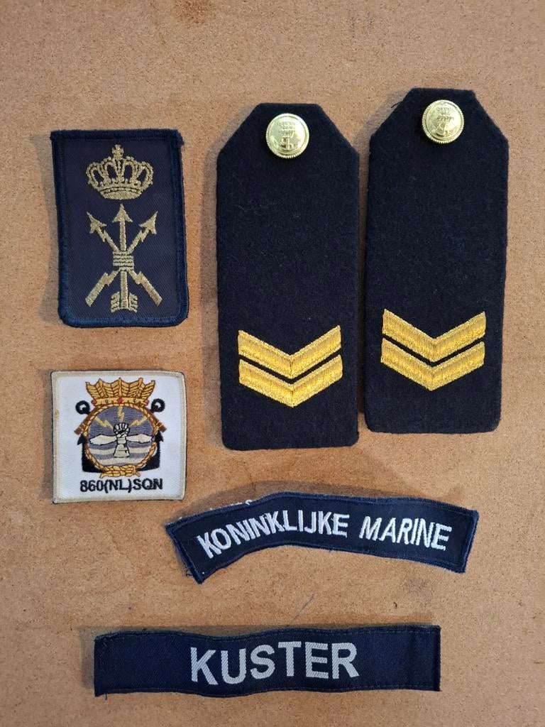 Patches 860 Squadron - MLD - Koninklijke Marine, Verzamelen, Militaria | Algemeen, Ophalen of Verzenden, Marine, Nederland, Embleem of Badge