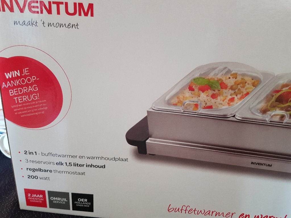 Buffetwarmer, Overige typen, Ophalen of Verzenden, Metaal, Overige merken