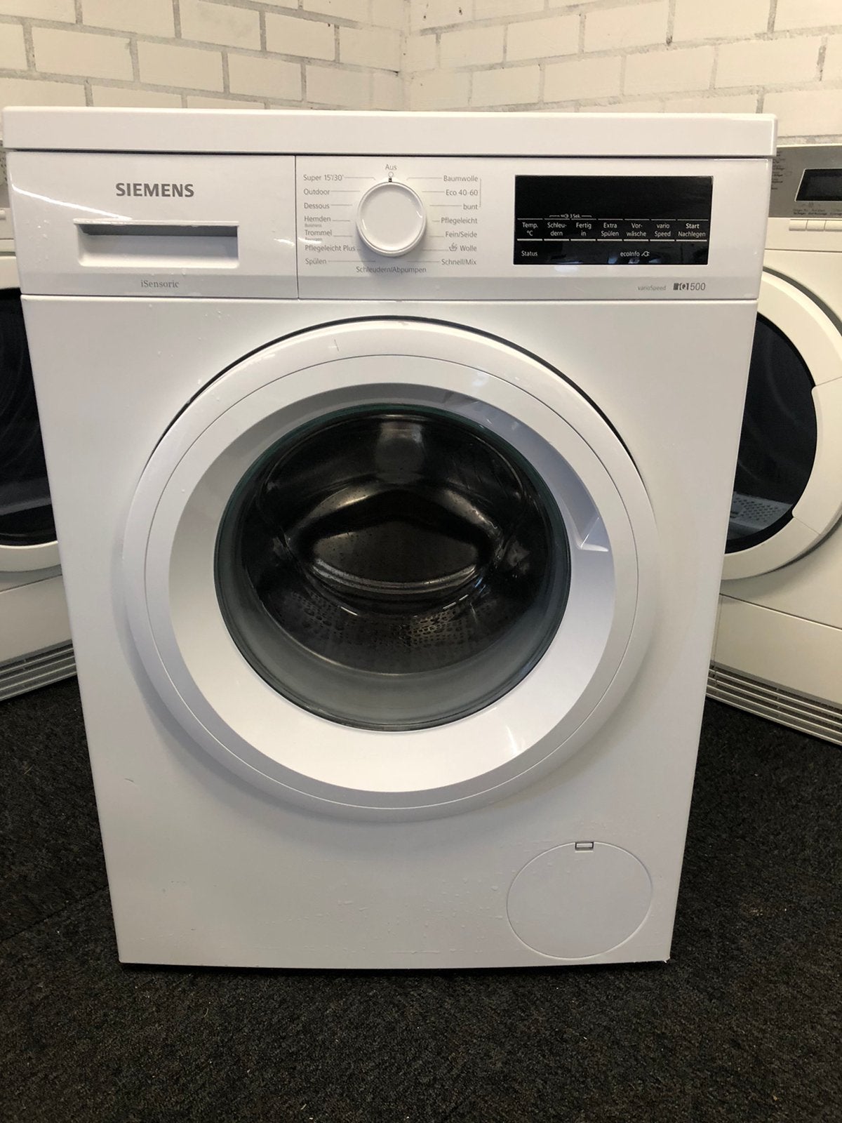 €299 A+++ 8kg wasmachine Siemens iQ500 MET GARANTIE, Witgoed en Apparatuur, Ophalen, Minder dan 85 cm, 8 tot 10 kg, Kort programma