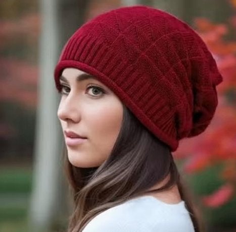Warme muts voor dames elastisch dikke slouch cap, Kleding | Dames, Mutsen, Sjaals en Handschoenen, Ophalen of Verzenden, Nieuw