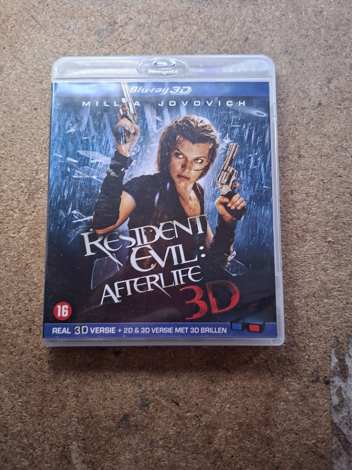 Resident Evil: Afterlife 3D Blu-ray - Milla Jovovich, Vanaf 16 jaar, Film, Actie, Ophalen of Verzenden