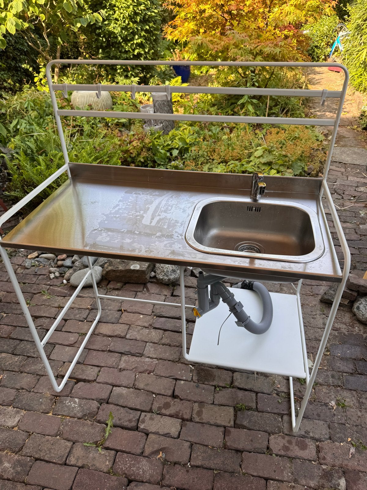 Ikea Sunnersta kitchenette met spoelbak en kraan, Ophalen, Gebruikt, Wit, Overige typen