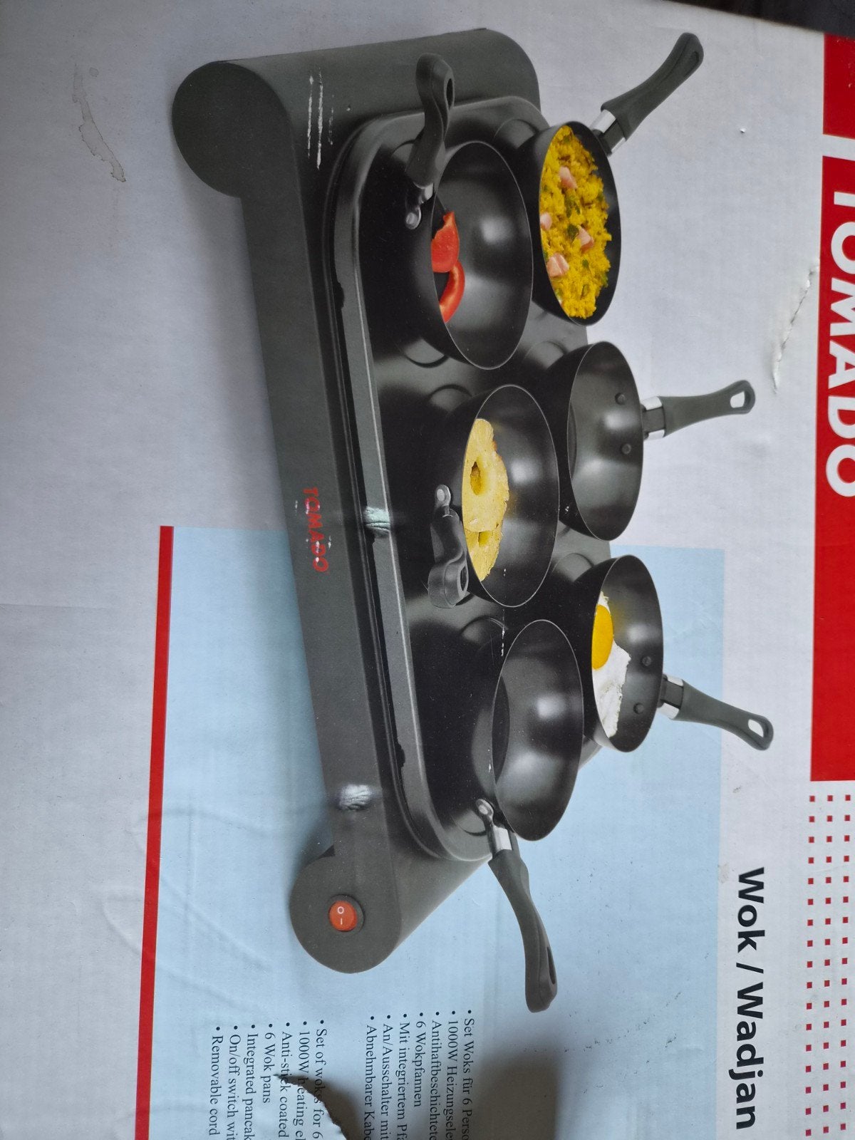 Tomado Wok/Wadjan Set - Gourmet voor 6 personen, Ophalen of Verzenden, Nieuw