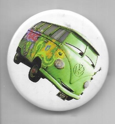 V.W. BUS VOLKSWAGEN AUTO BUS, Verzenden, Zo goed als nieuw, Transport, Button