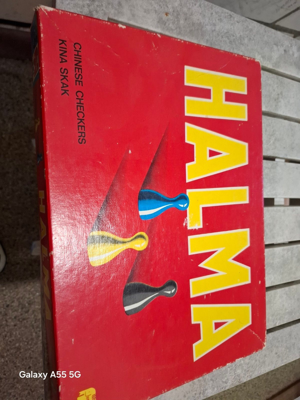 Halma bordspel - Chinese Checkers / Kina Skak, Hobby en Vrije tijd, Gezelschapsspellen | Bordspellen, Gebruikt, Vijf spelers of meer