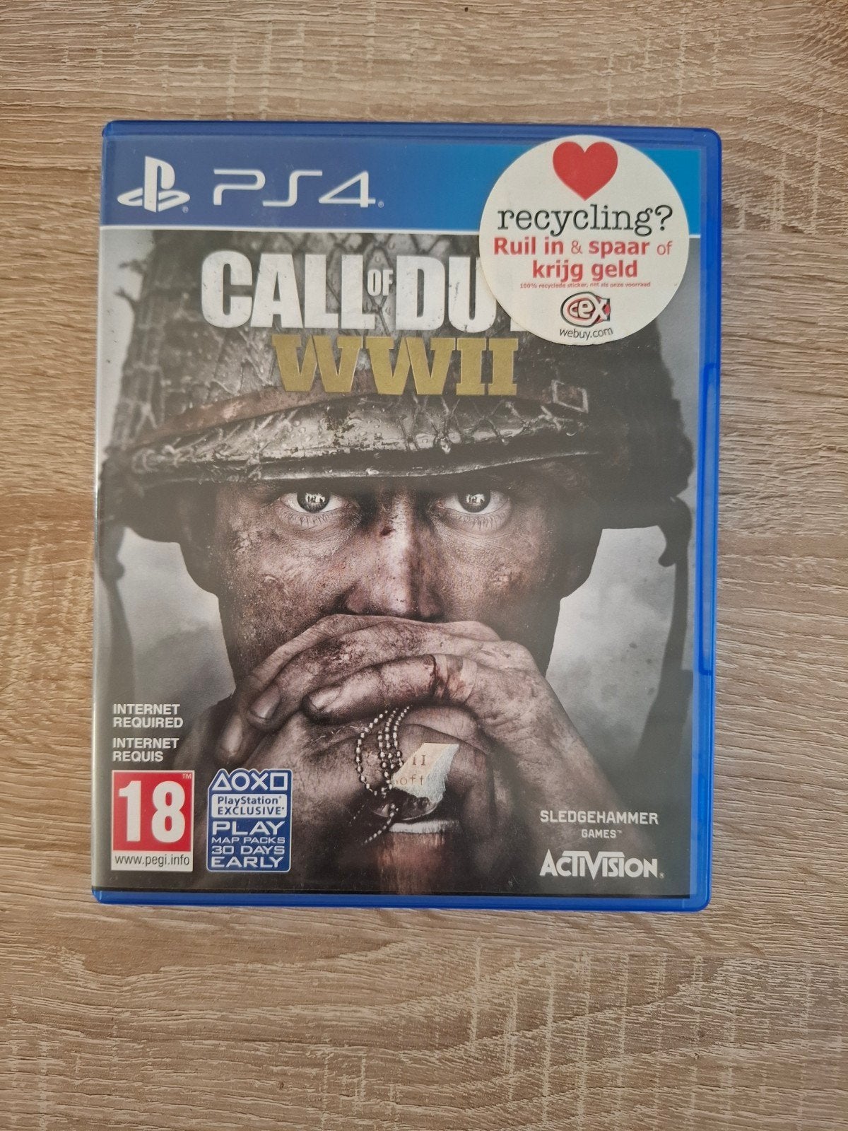 PS4 Spel Call of Duty WWII, Spelcomputers en Games, Games | Sony PlayStation 4, Vanaf 18 jaar, Shooter, 1 speler, Ophalen of Verzenden