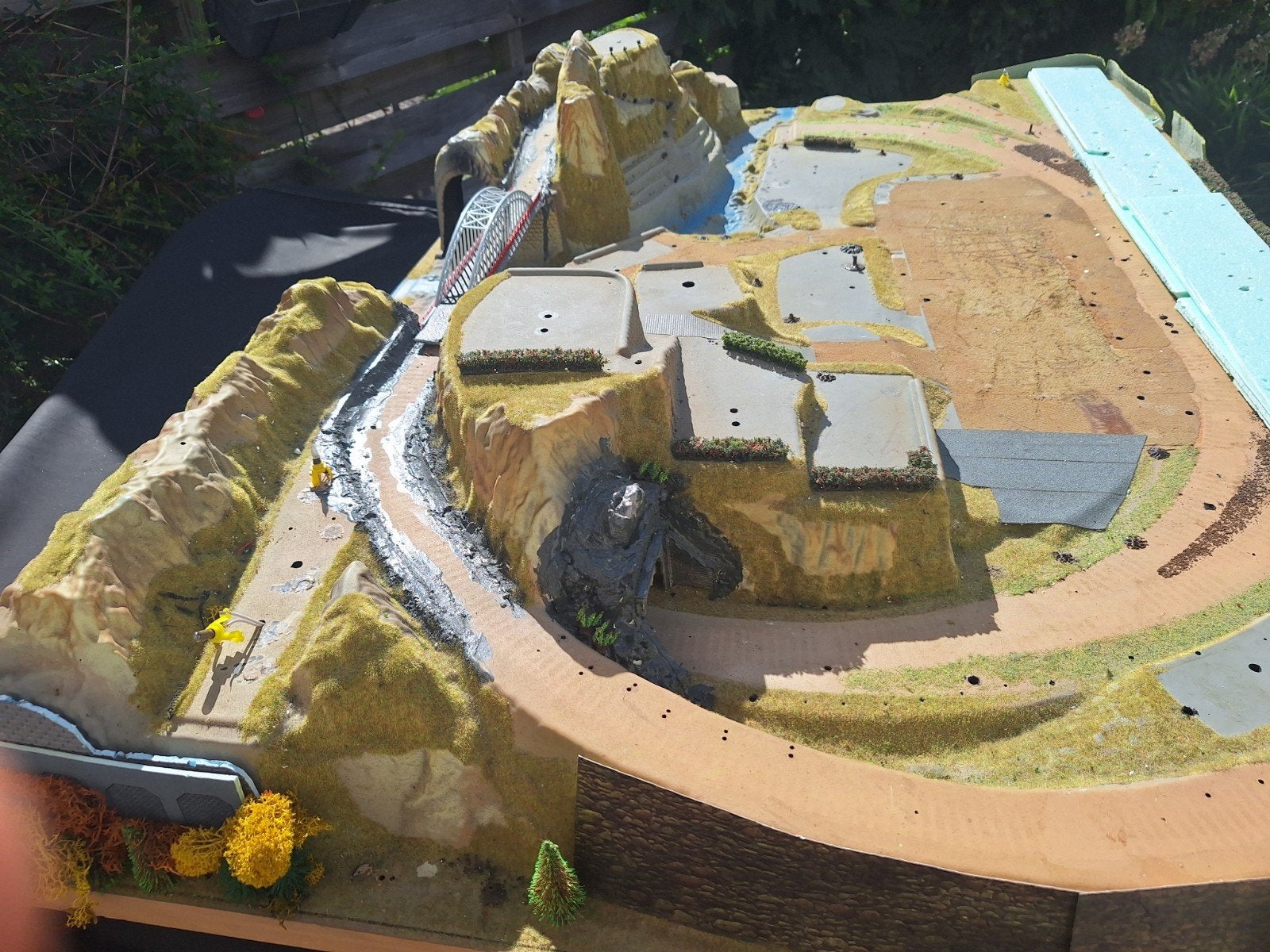 Modelspoorbaan landschap met brug en tunnels, Ophalen, Gebruikt, Brug, Tunnel of Gebouw, Overige merken