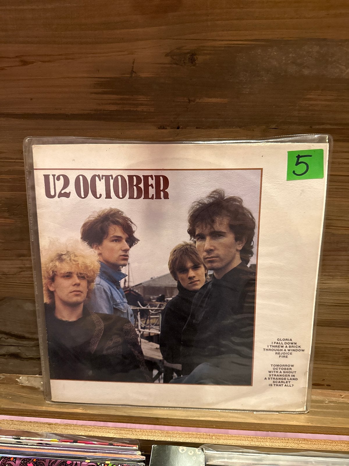 U2 October LP - Klassiek album uit 1981, Ophalen of Verzenden, Gebruikt, 12 inch