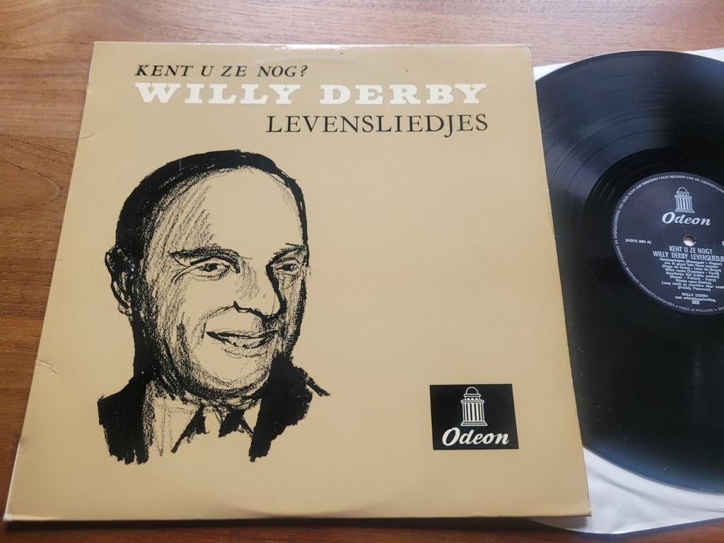 Willy Derby - Kent U Ze Nog? Levensliedjes LP (Odeon), Ophalen of Verzenden, Gebruikt, 12 inch, Levenslied of Smartlap