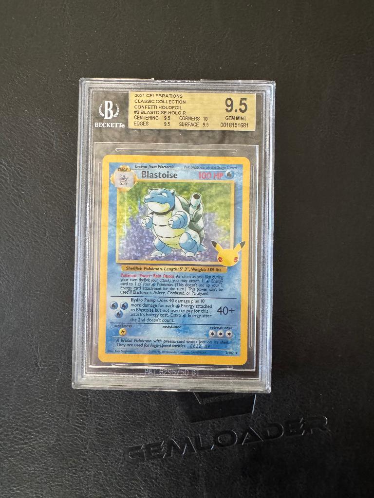 Blastoise Classic Collection BGS 9,5, Ophalen of Verzenden, Nieuw, Losse kaart, Foil