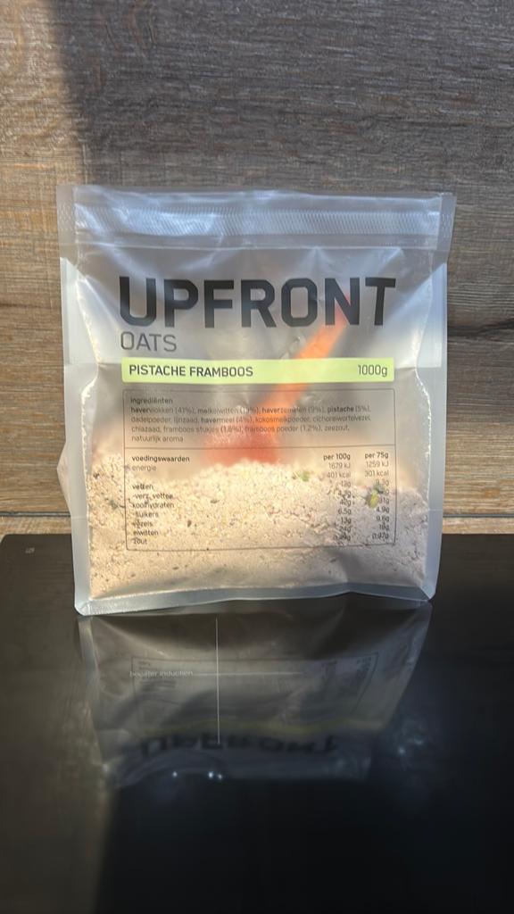 Upfront oats pistache framboos, Ophalen, Zo goed als nieuw, Poeder of Drank