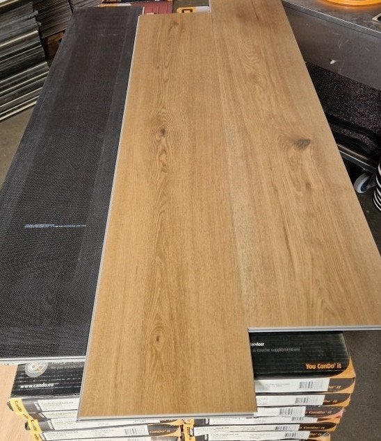 54 m2 CanDo Klik PVC Feel Plank XB. Portugees Eiken, Ophalen, Nieuw, Info.nl@deli-home.com, 50 tot 75 m²