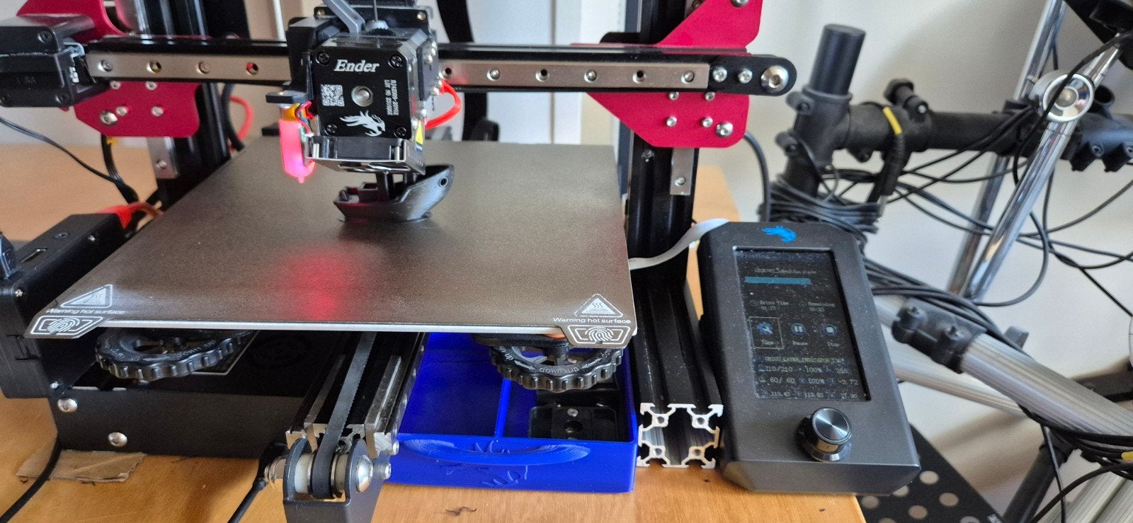 Creality Ender 3 met Sprite Pro, BLTouch en rails, Ophalen, Gebruikt, Filament, Creality