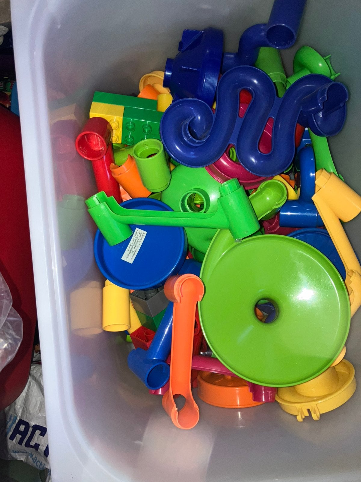 Plastice knikkerbaan, Ophalen of Verzenden, Gebruikt, Overige merken
