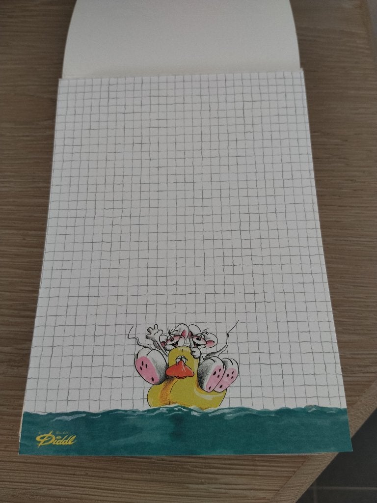 zeldzaam diddl A5 blaadje nr 22, Verzamelen, Ophalen of Verzenden, Diddl, Zo goed als nieuw, Papier, Kaart of Schrift