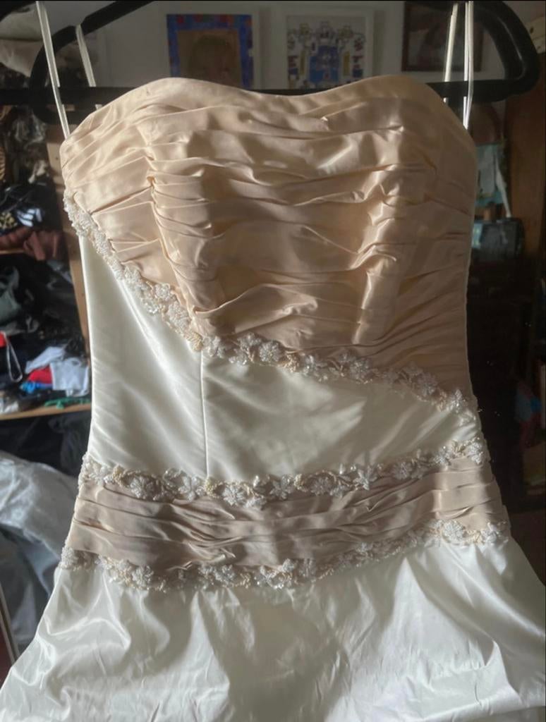 Beeldige trouwjurk KS topdress nieuw!, Ophalen of Verzenden, Nieuw, Wit, Trouwjurk