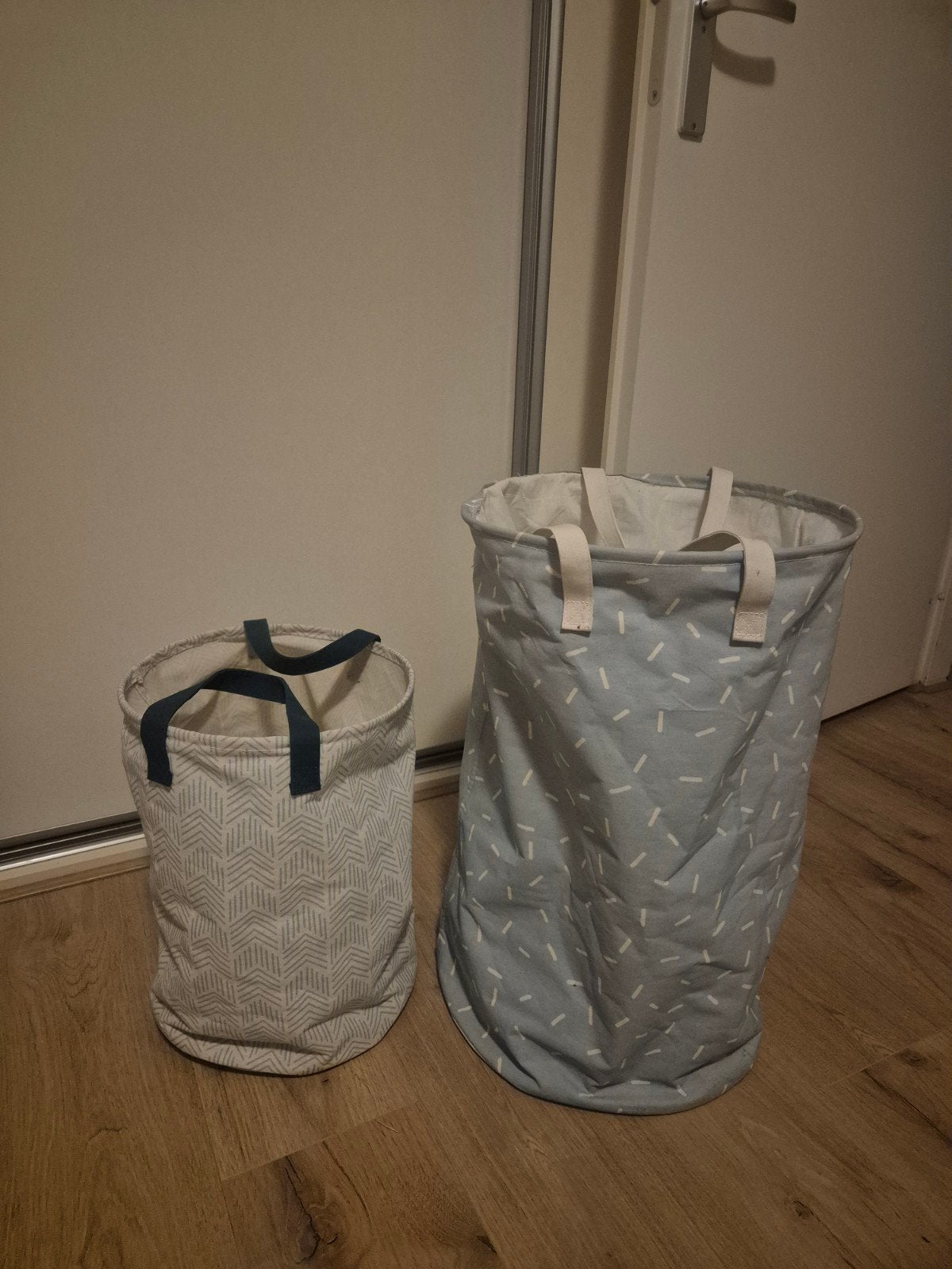 2 opbergmanden Hema, Gebruikt, Mand, Rond, Ophalen of Verzenden