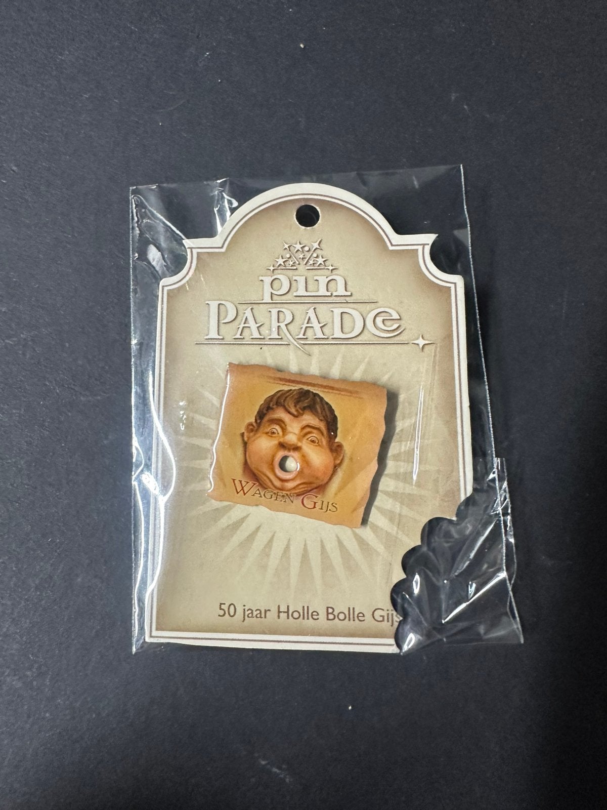 Efteling pin wagen gijs, Verzamelen, Ophalen of Verzenden, Zo goed als nieuw, Button of Speldje