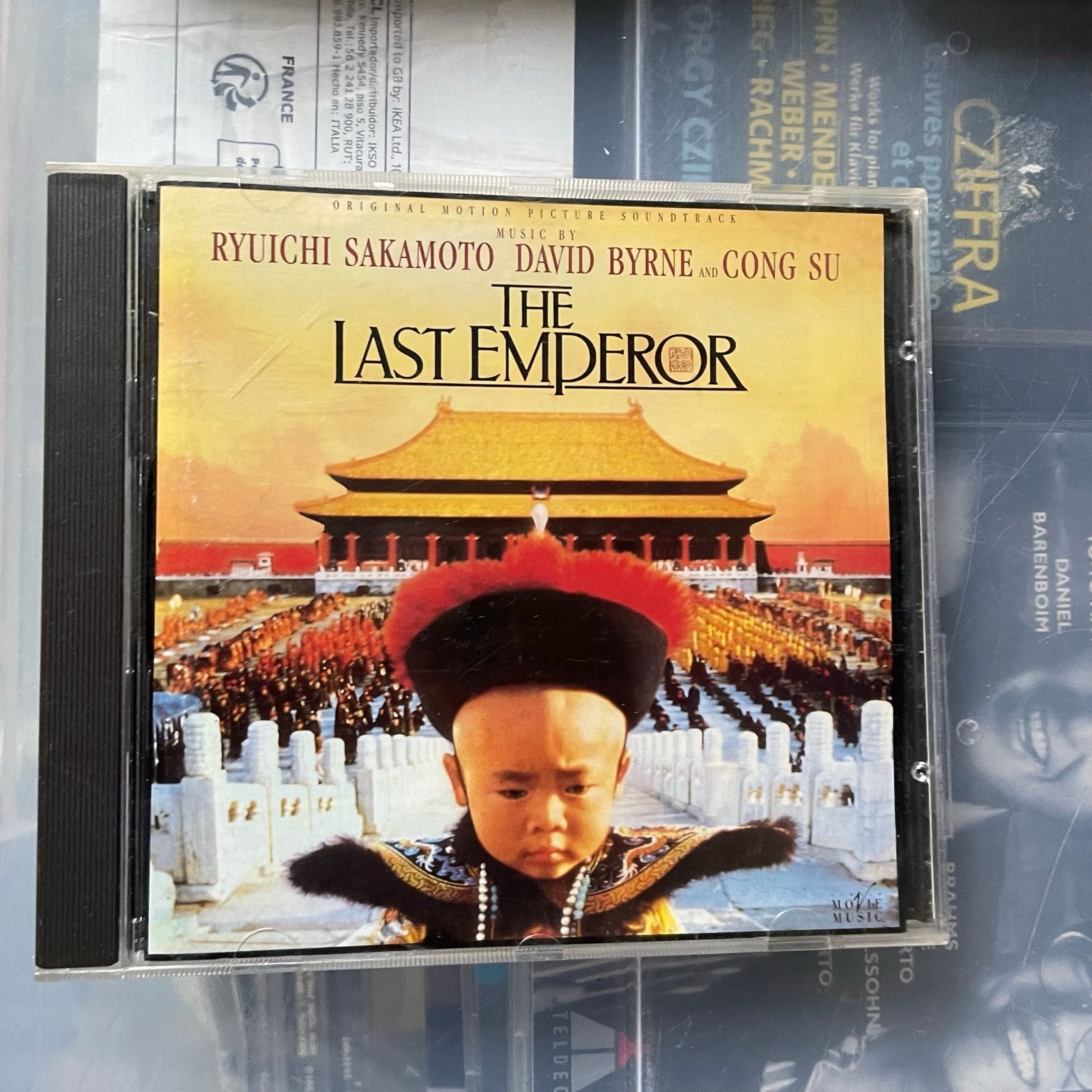 The Last Emperor Soundtrack CD - Ryuichi Sakamoto, Soundtrack, Ophalen of Verzenden, Gebruikt