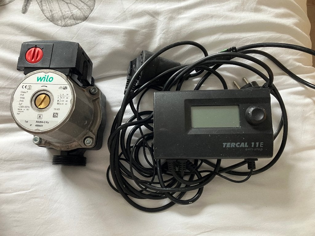 Pompschakelaar Tercal Tpomp3 / 11E (en Wilo circulatiepomp), Gebruikt, Minder dan 30 cm, Cv-ketel of Combi-ketel, Minder dan 60 cm