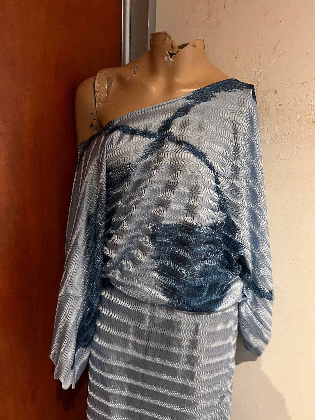 OUI MOMENT jurk mee split maat m zgan, Kleding | Dames, Maat 38/40 (M), F, Blauw, Ophalen of Verzenden