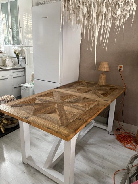 Mooie eettafel riviera chateau chassigny, Huis en Inrichting, Tafels | Eettafels, Ophalen, 200 cm of meer, 50 tot 100 cm, Zo goed als nieuw