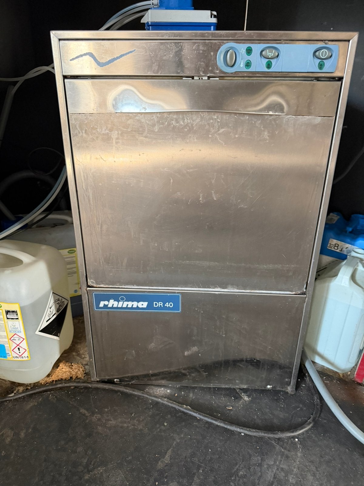Rhima DR40 glazenspoelmachine, Zakelijke goederen, Horeca | Keukenapparatuur, Ophalen, Gebruikt, Reinigen